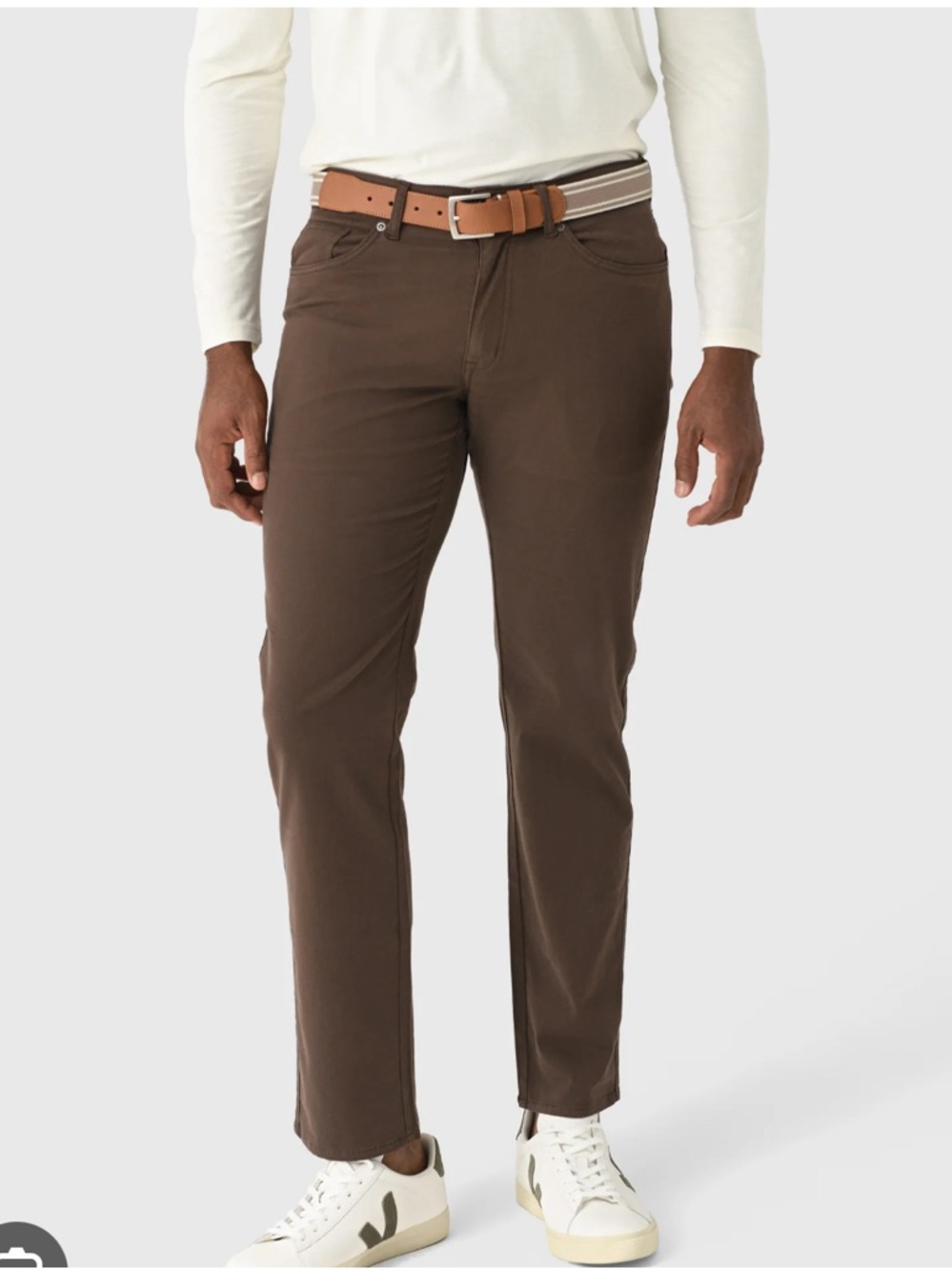 Peter Millar Men's Signature Sateen Pant in Brown